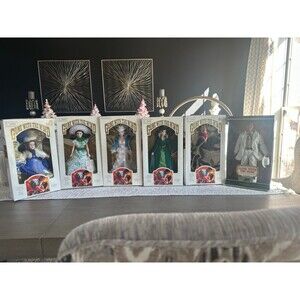 Lot of 6 Gone with the Wind dolls in boxes with all papers